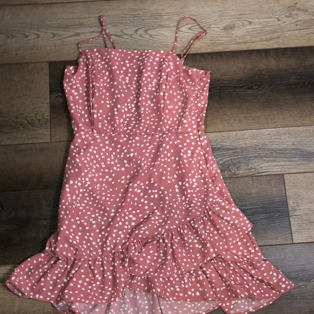 pink mini dress